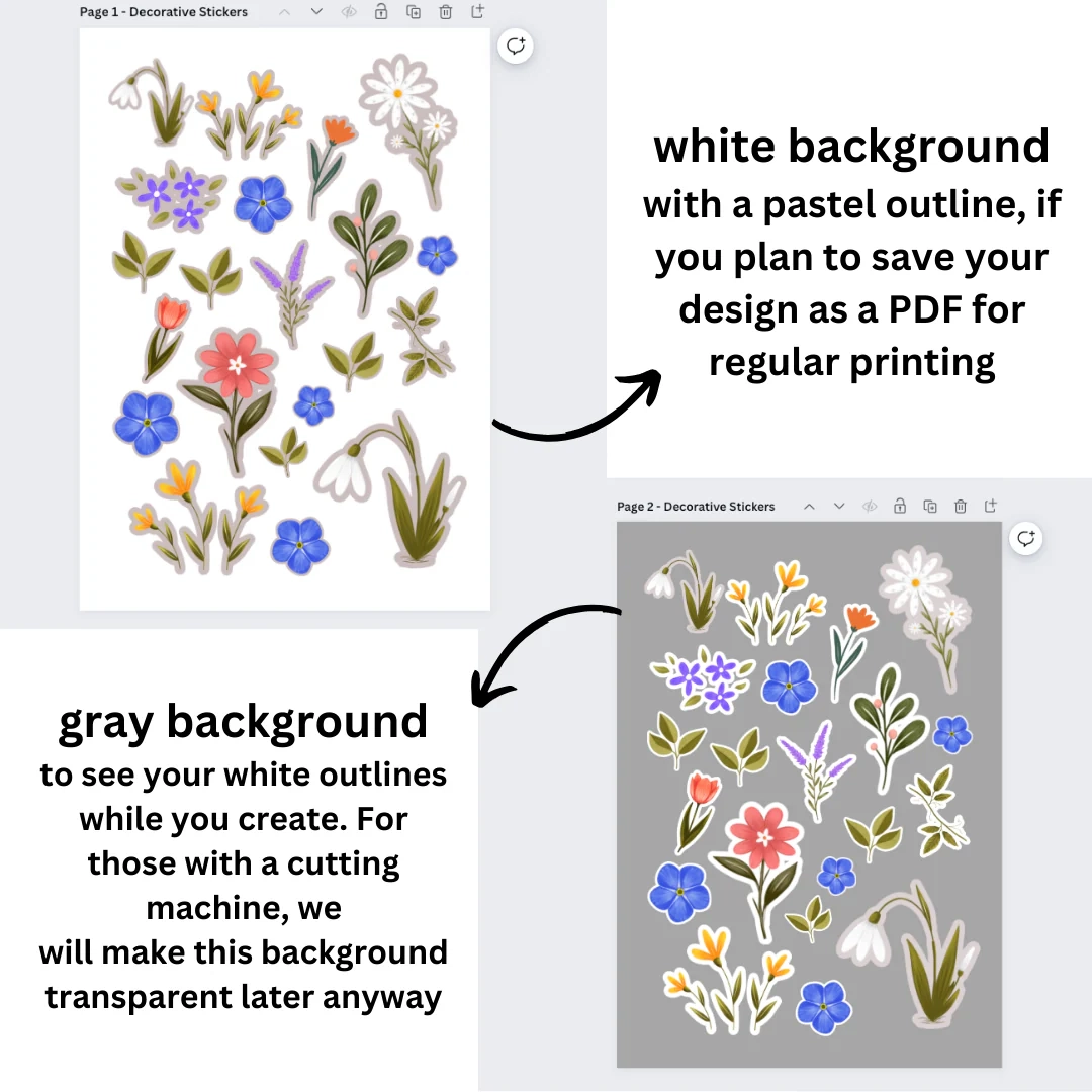 Design Printable Sheets