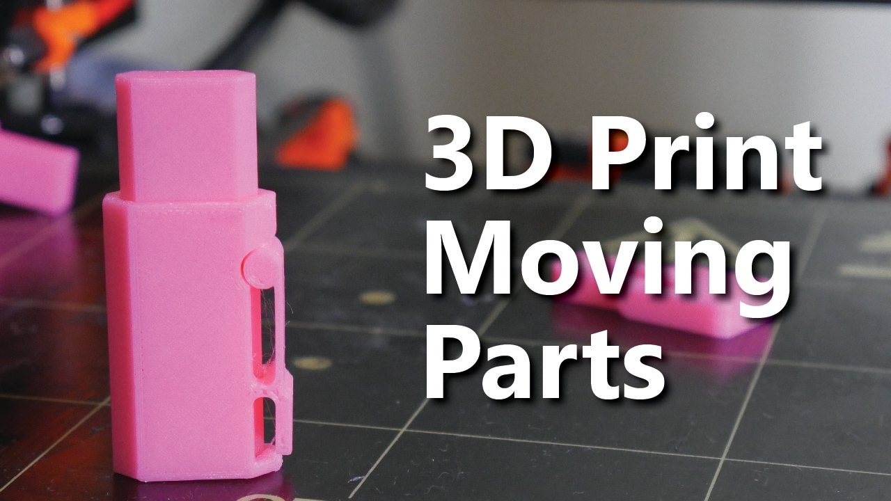 How To Design 3D Printable Hinges Make Moving Parts 