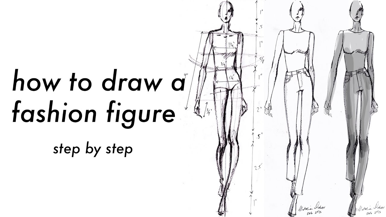 How To Draw A Fashion Figure Step By Step With Measurements FREE FASHION FIGURE TEMPLATES