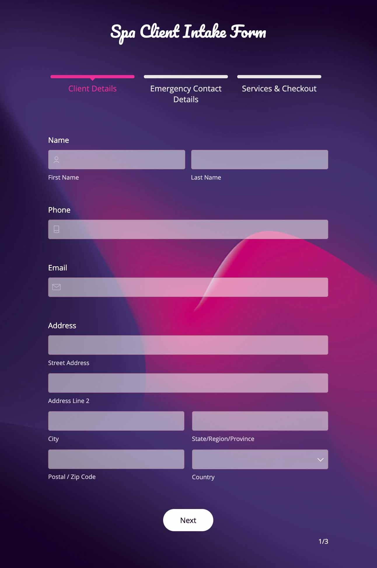 Easy Printable Form Design