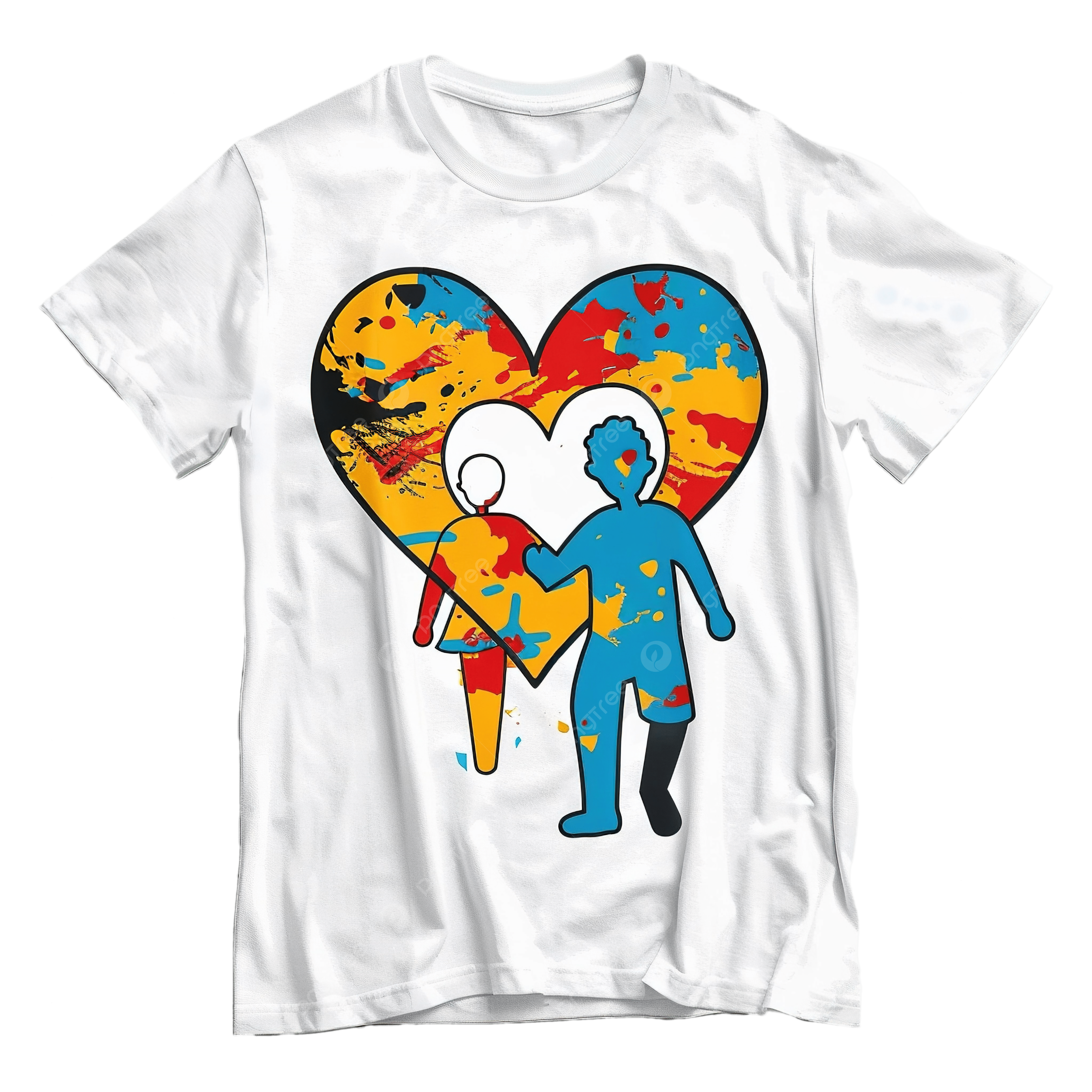 I Love My Autistic Brother Print Ready T Shirt Design Awareness 