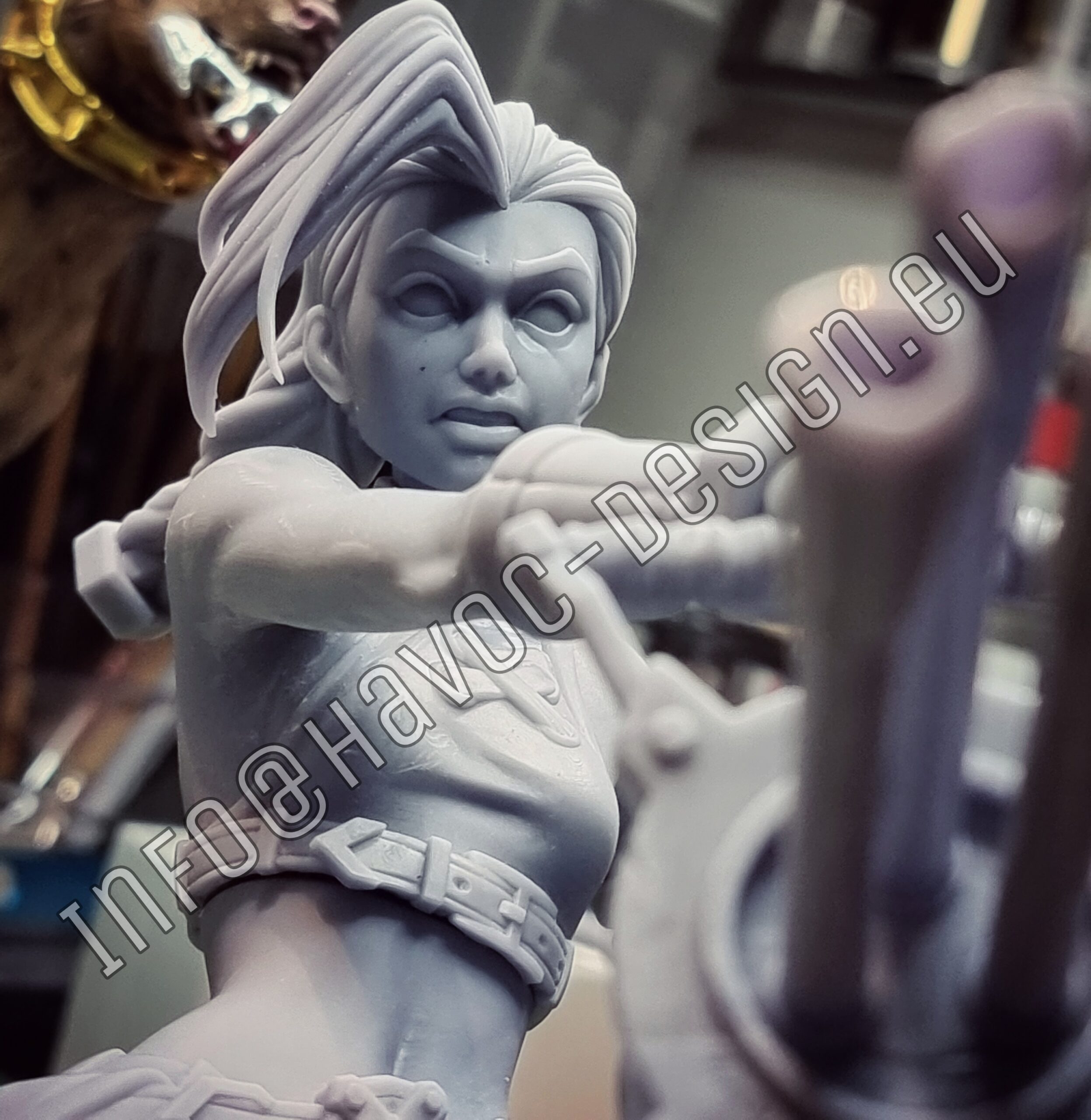  Jinx From Arcane 3D Print With The Elegoo Saturn 3D Printer Cults