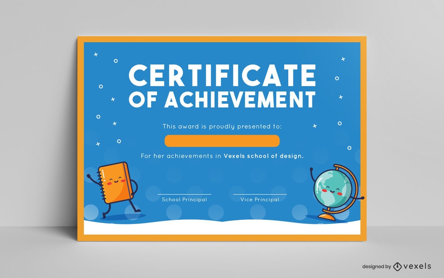 Kids Certificate Template Design Vector Download