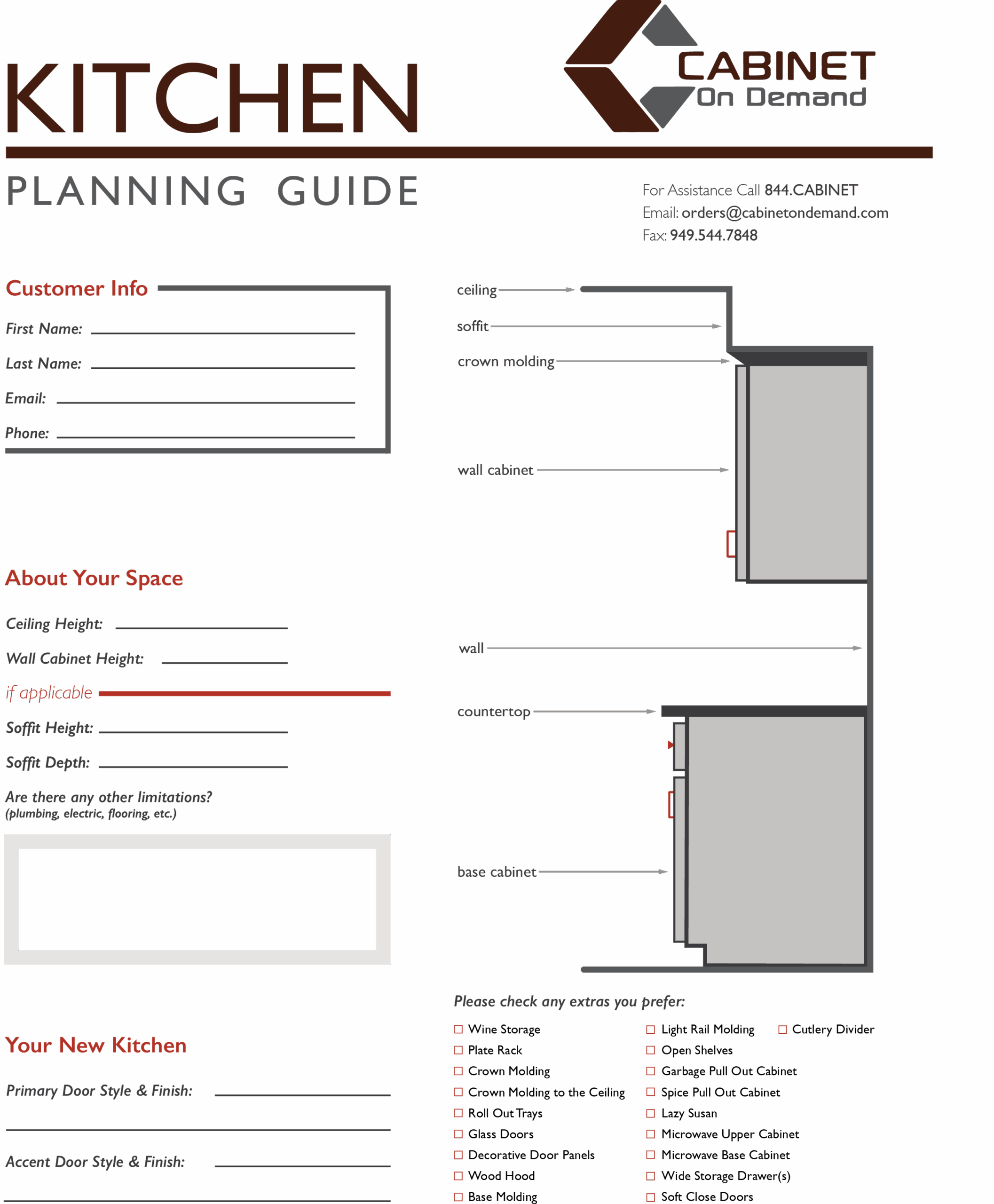 Free Printable Kitchen Designs Layouts