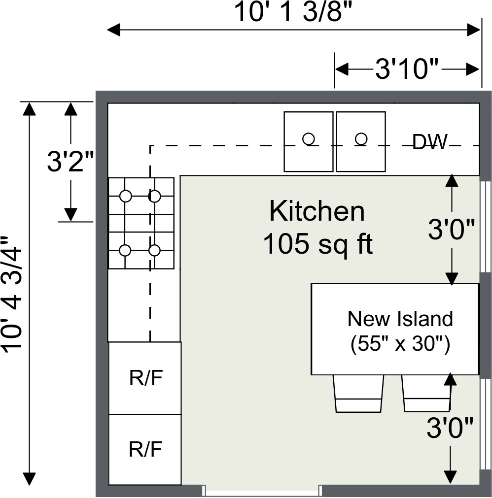 Printable Kitchen Cabinet Templates