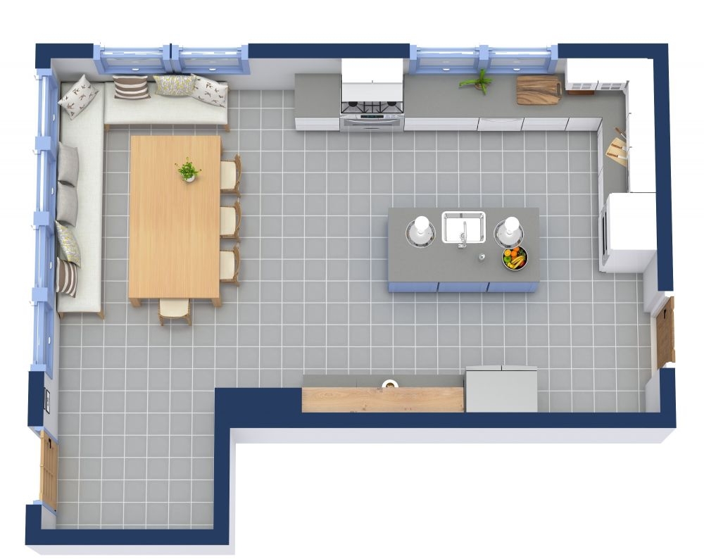 Kitchen Floor Plan Templates