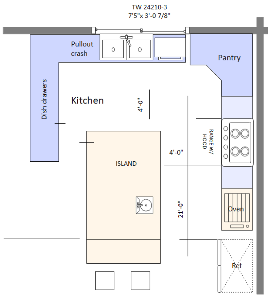 Kitchen Design Templates Printable