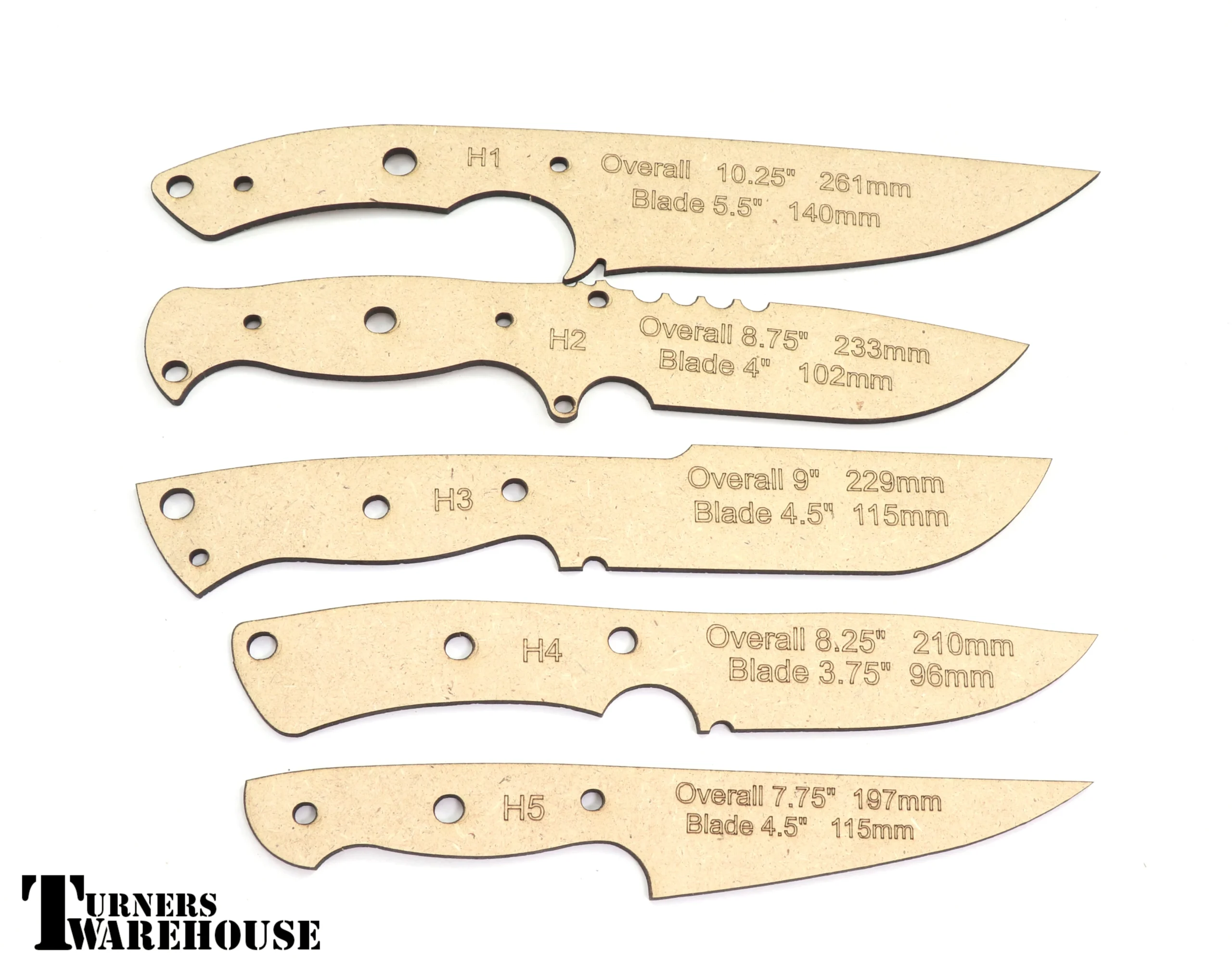 Printable Knife Designs Templates
