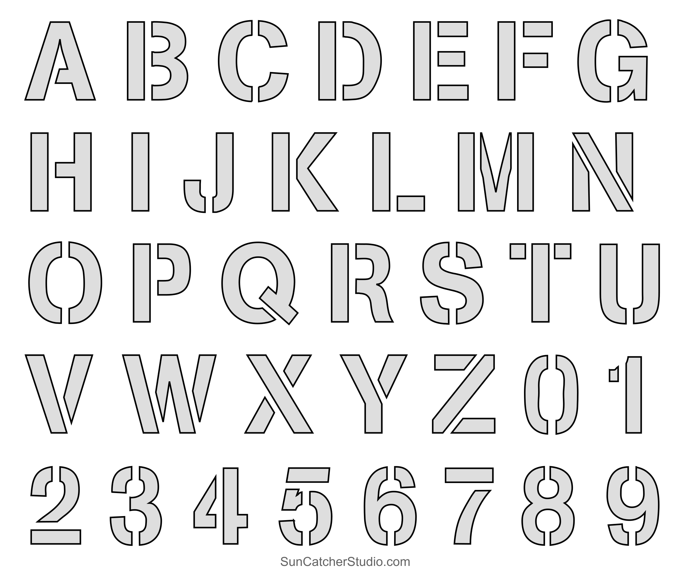 Printable Stencils Templates Free