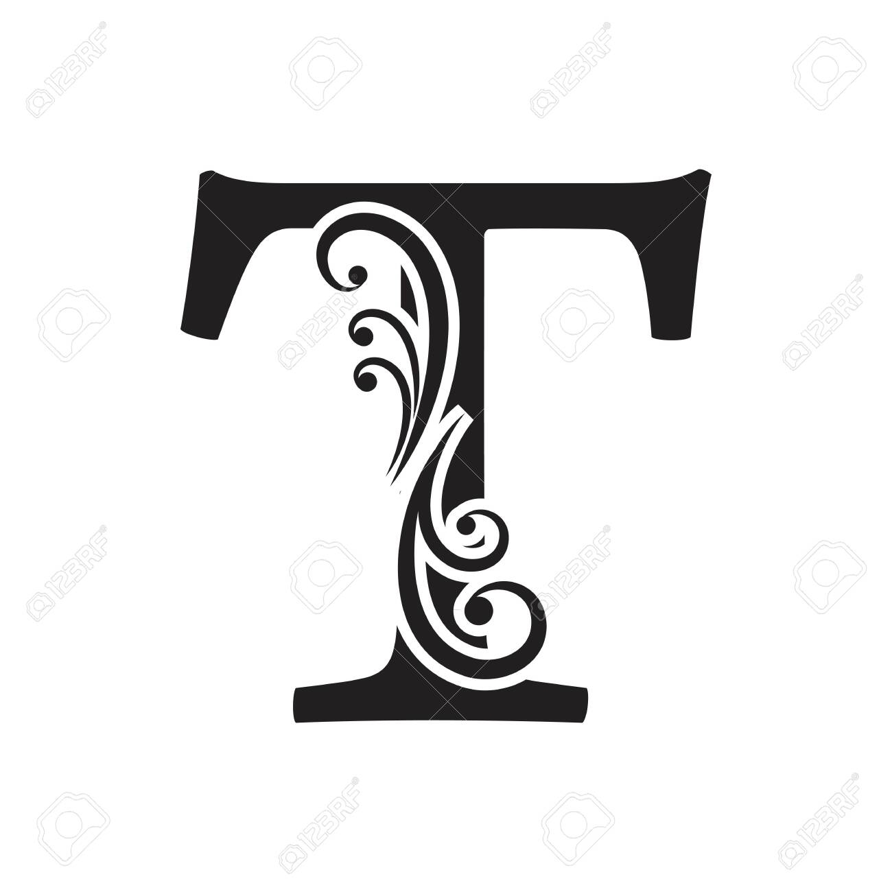 Letter T Business Corporate Abstract Unity Vector Logo Design 