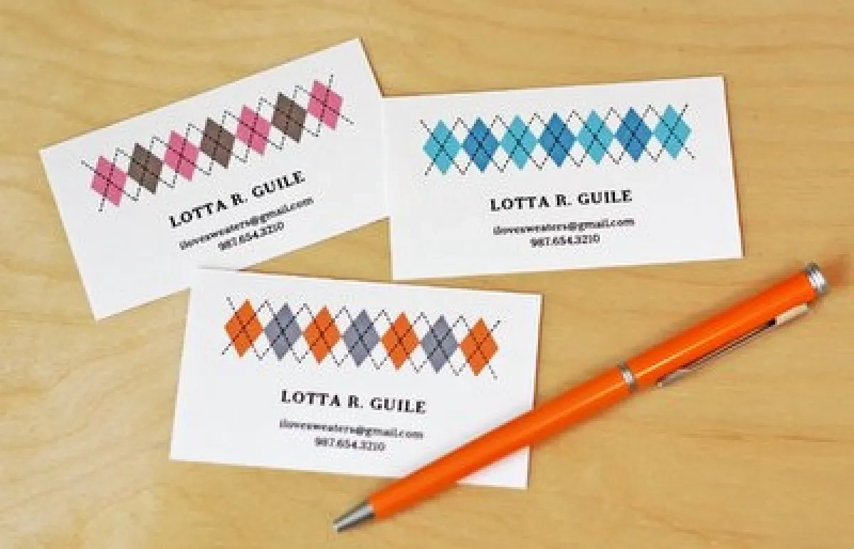 Make Your Own Printable Business Cards Printable Party Favors