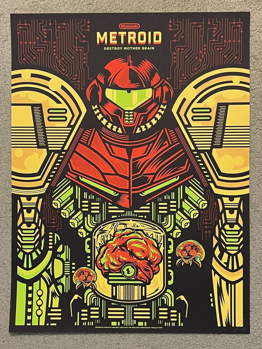 Samus Back Pattern Design Printable
