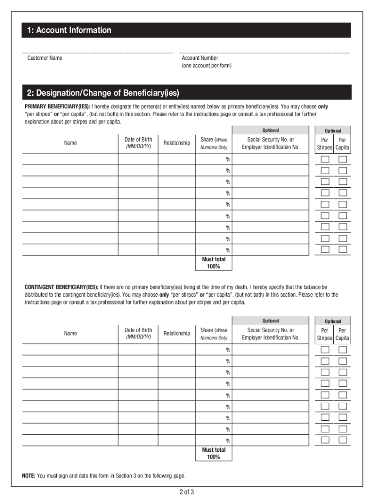 ml beneficiary designation form fill online printable fillable