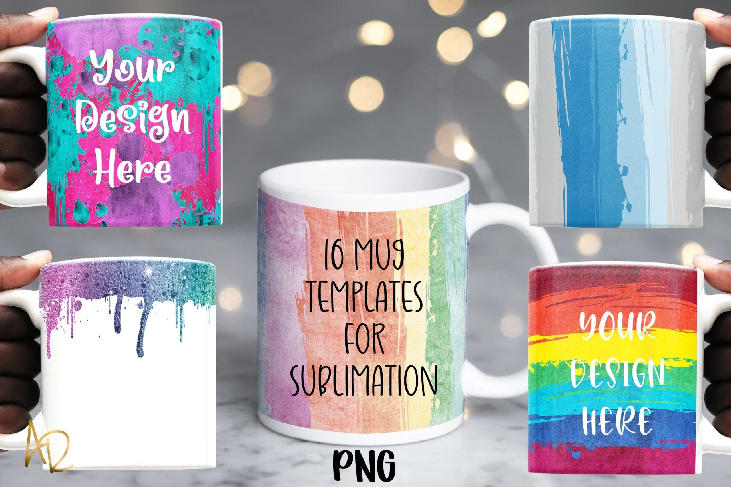 Mug Template Backgrounds For Sublimation PNG 934042 