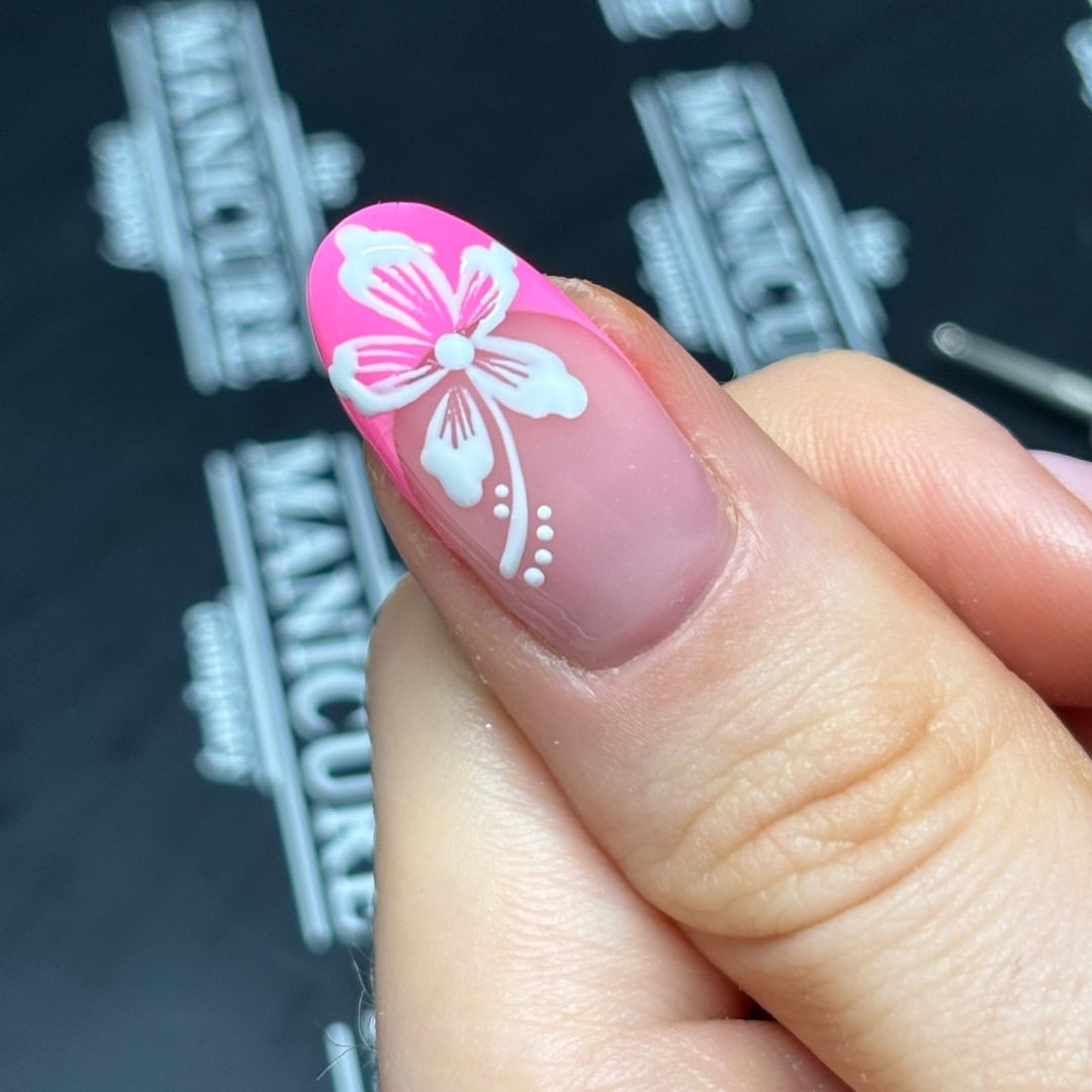 Nail Tutorial Hibiscus Flower Nail Art In 5 Easy Steps Scratch Nail Tutorial Hibiscus Flower Nail Art In 5 Easy Steps Scratch