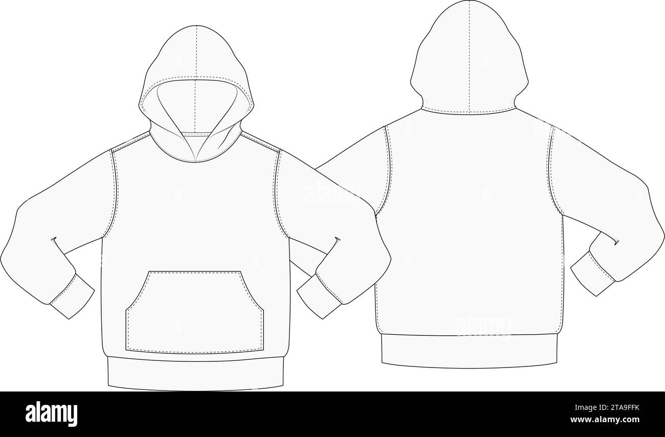 Printable Hoodie Design Template