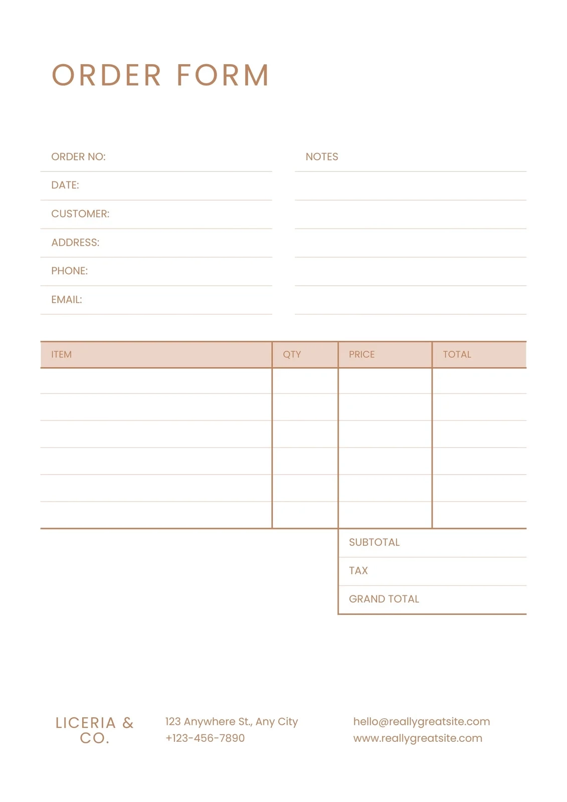 Page 2 Free Form Document Templates To Customize And Print Canva