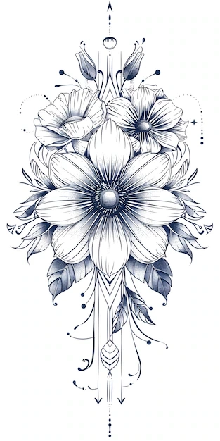 Page 3 Flower Tattoo Template Photos Download Free High 