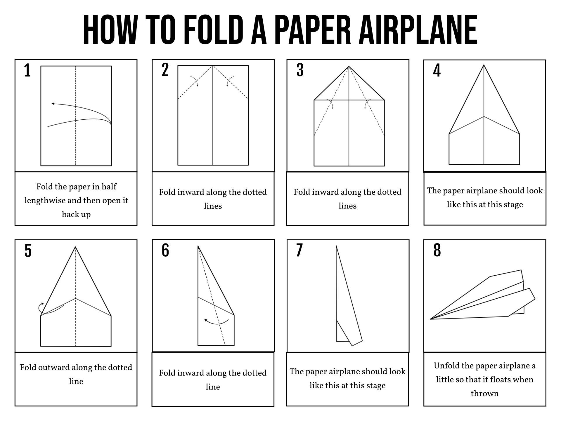 Paper Airplane Designs Printable Pdf