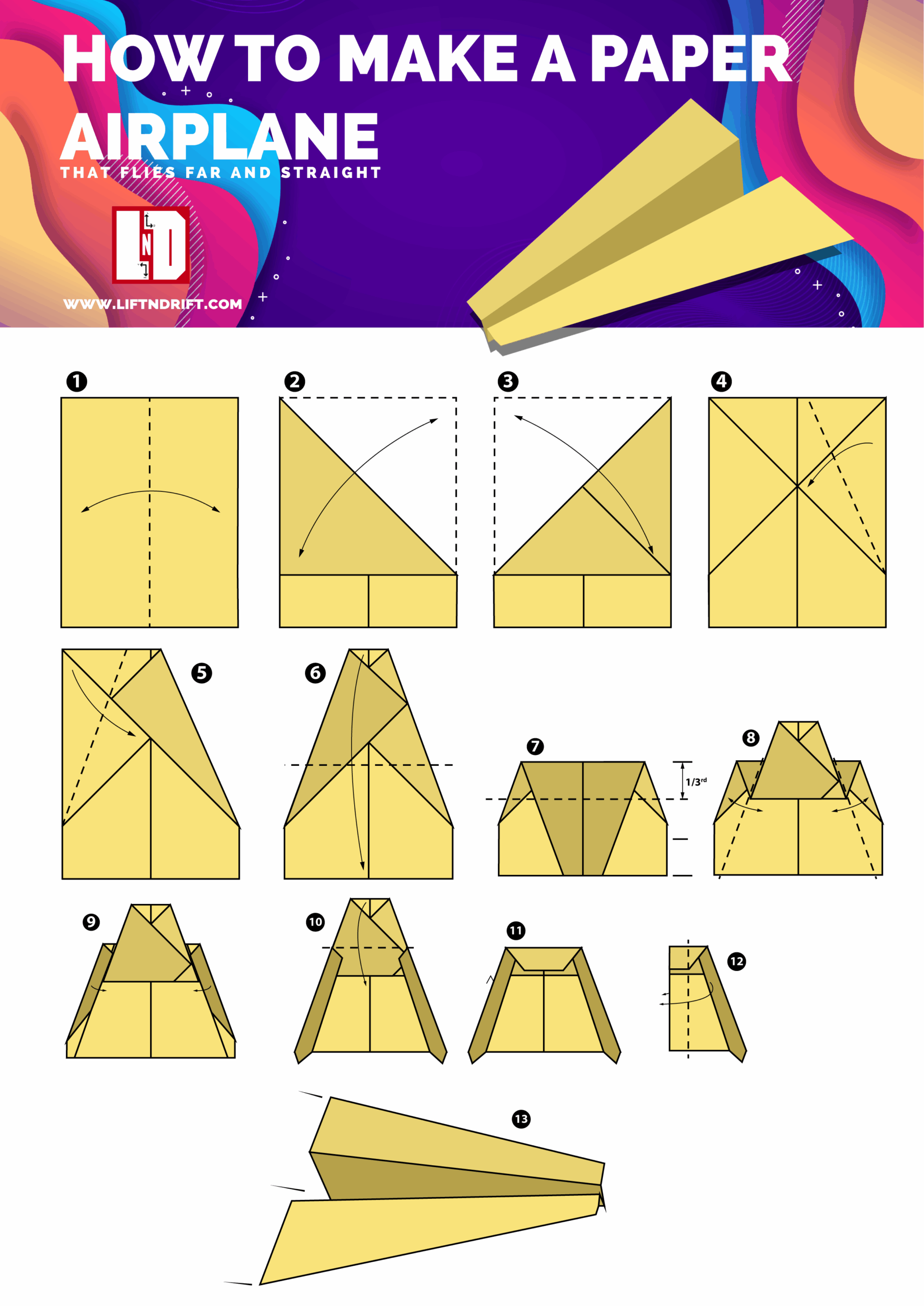 Paper Airplane Template Paper Craft Free Templates amp amp 