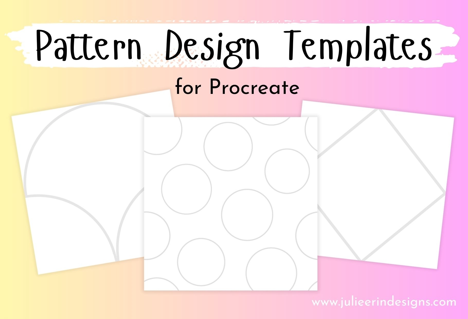 Pattern Design Templates For Procreate Julie Erin Designs