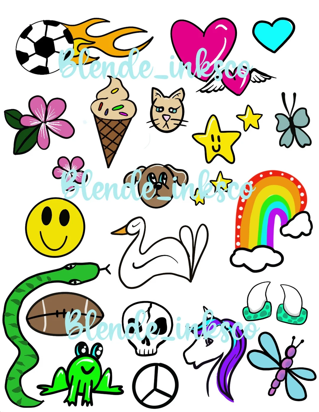 Png File Face Painting Choice Board Etsy Australia