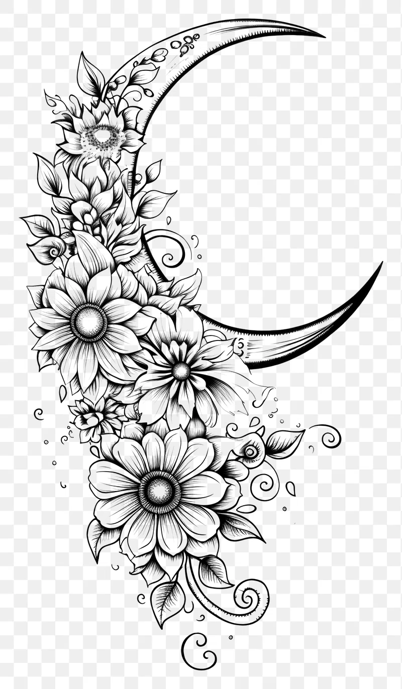 PNG Flower Tattoo Images Free Photos PNG Stickers Wallpapers 