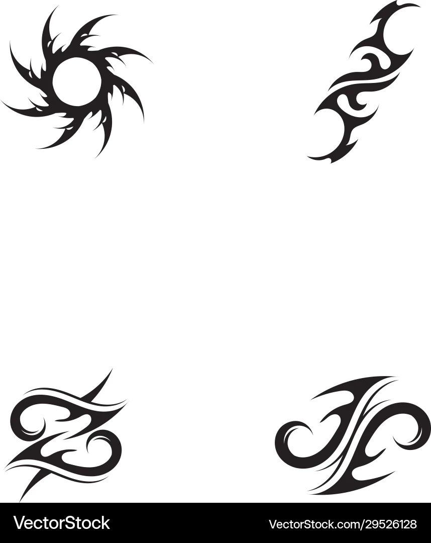 Polynesian Tribal Tattoo Art Royalty Free Vector Image