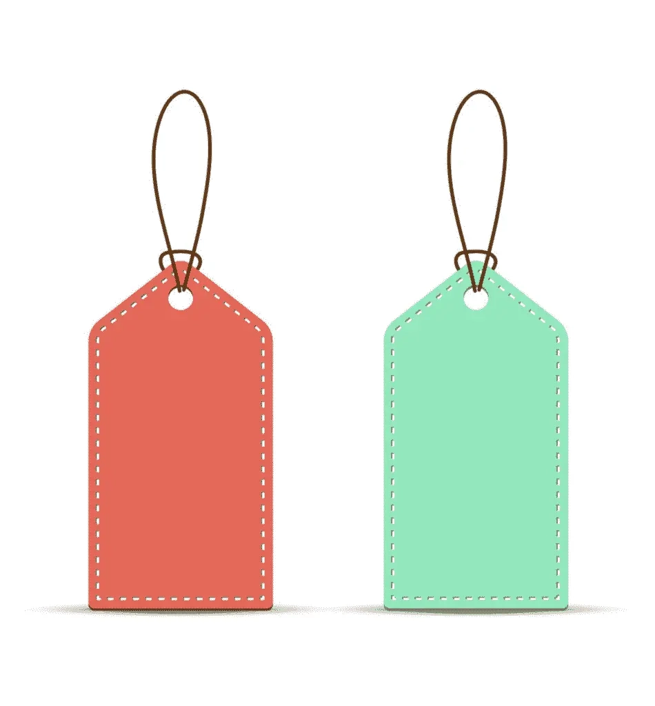 Price Tag Template Red And Green Download Printable PDF 