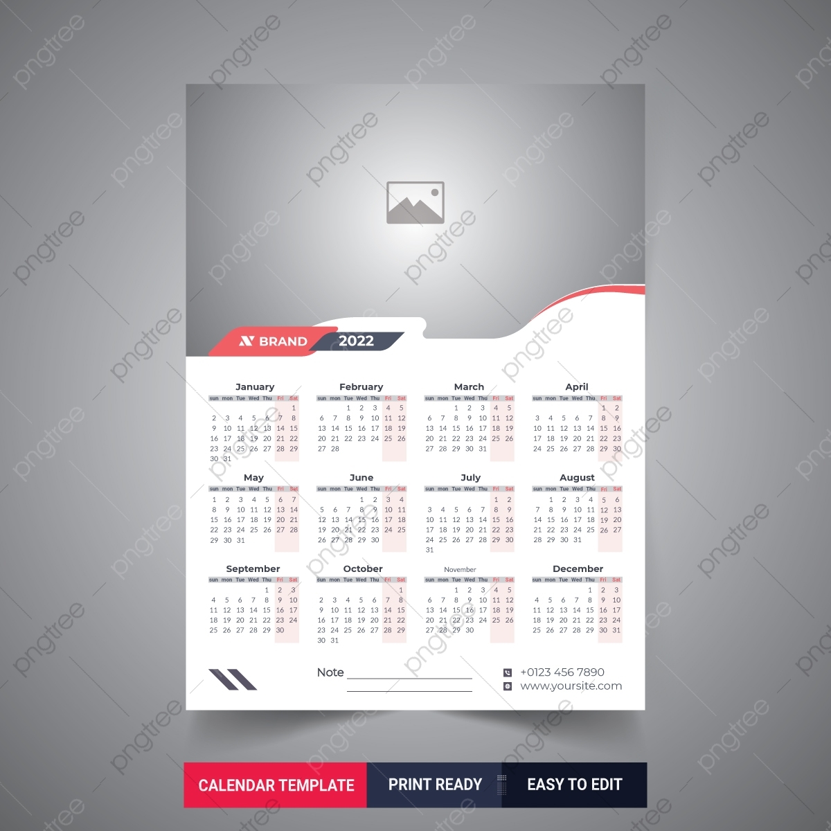 Free Printable Wall Calendar Design
