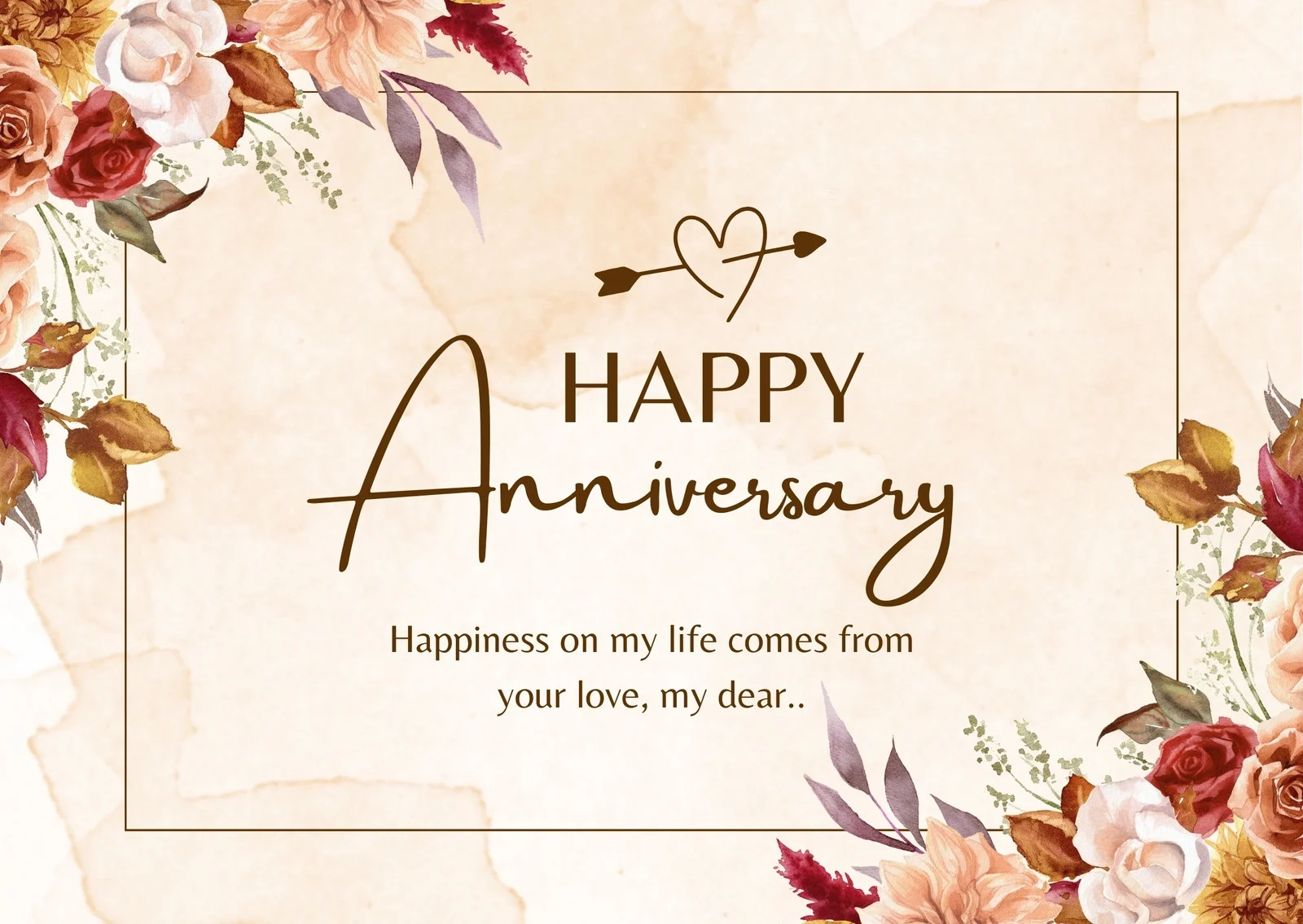 Printable Anniversary Cards For Wife From Husband Clever Studio 