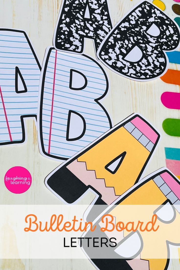 Printable Letters for Bulletin Boards Designs