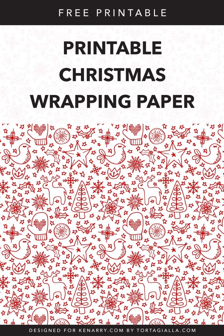 Printable Christmas Wrapping Paper Free Download Ideas For The 