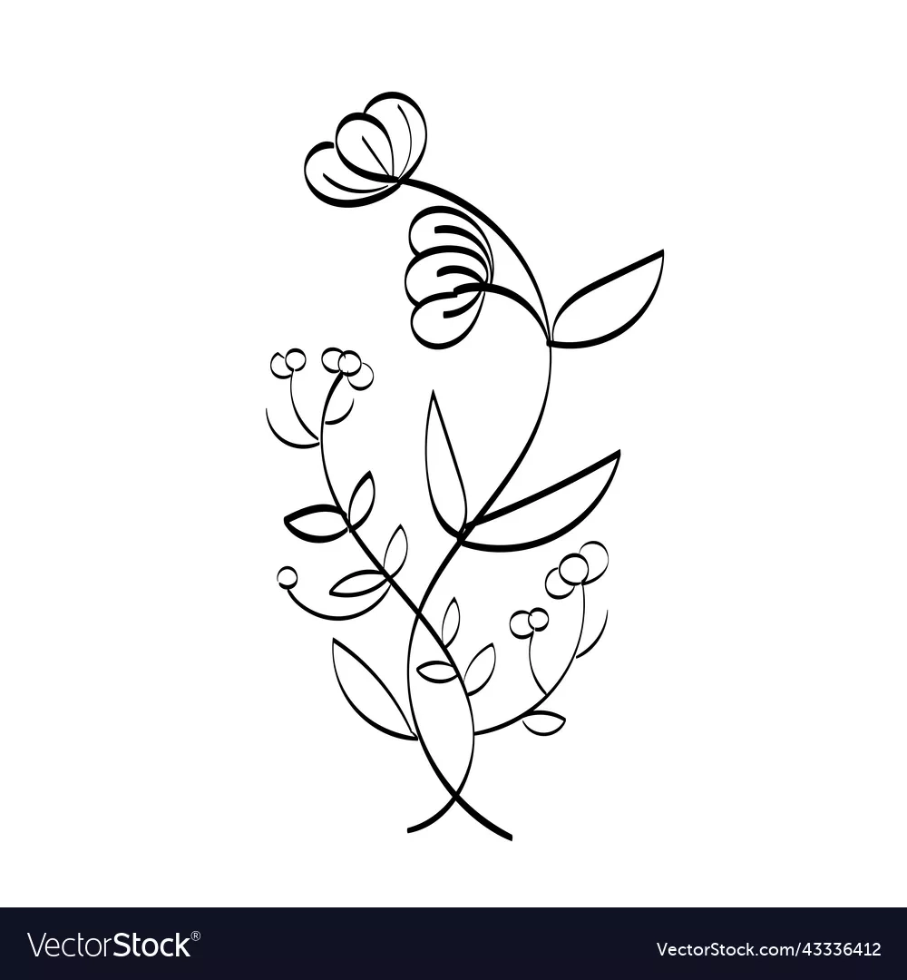 Printable Flower Embroidery Pattern Design Vector Image