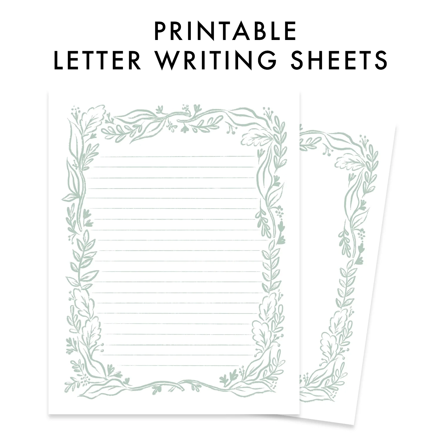 Letter Paper Design Printable