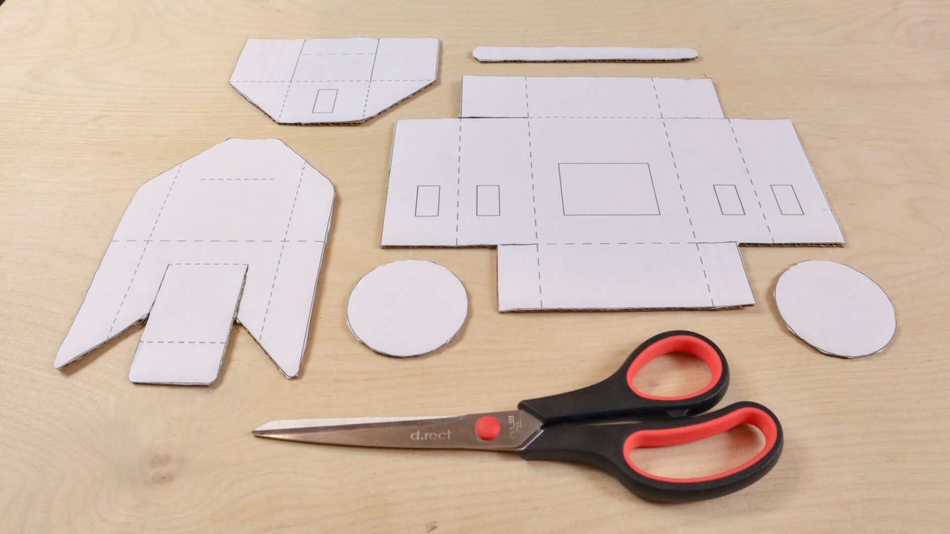 Printable Robot Template CARDBOARD ROBOTS