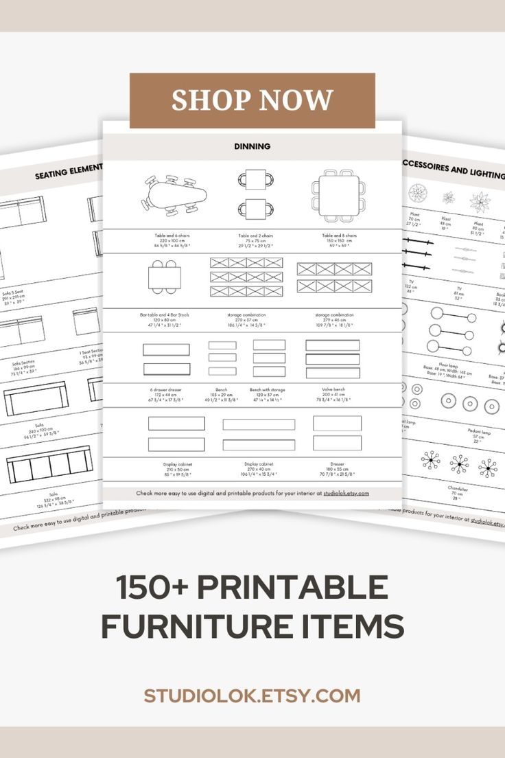 Printable Scale Furniture Templates Interior Design 1 50 Scale 