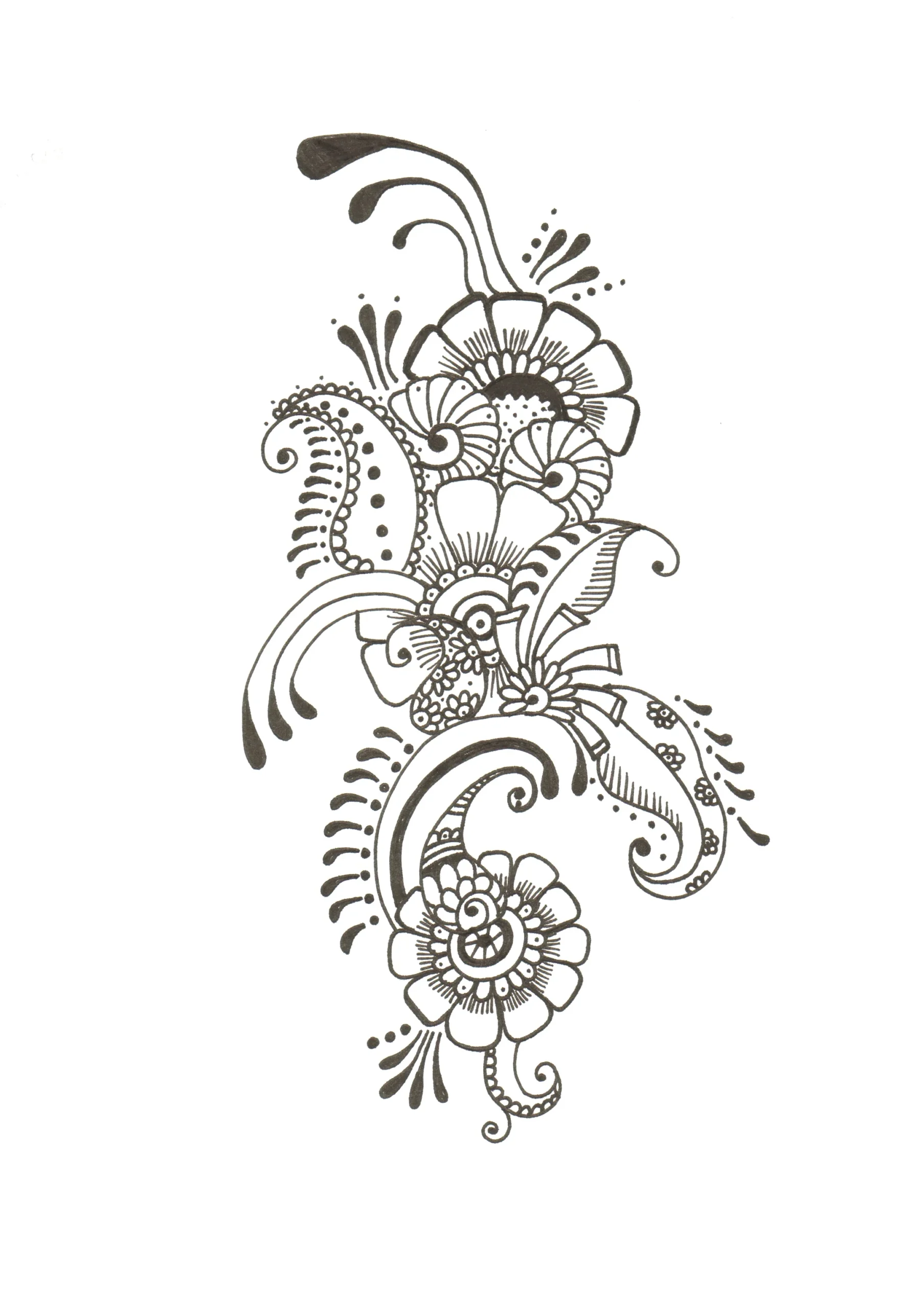 Simple Printable Henna Designs For Hands