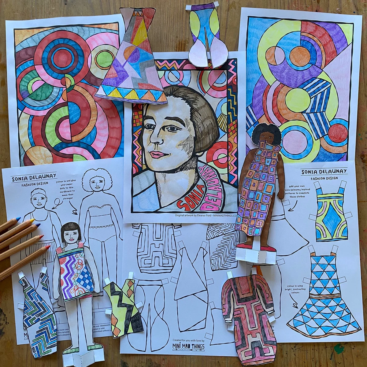 PRINTABLES Artists Mini Mad Things