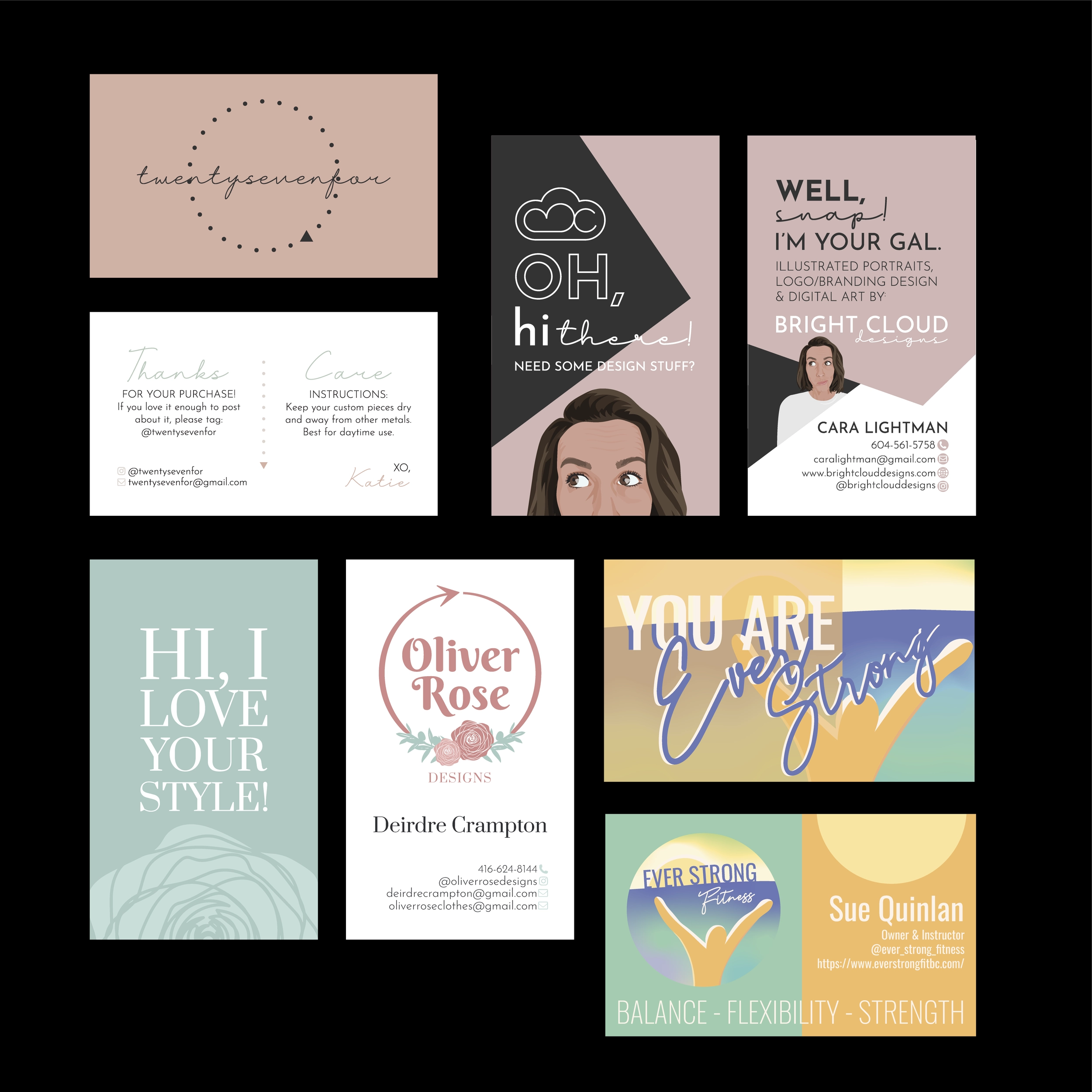 Printed Material Design For Business Cards Brochures Merchandise 