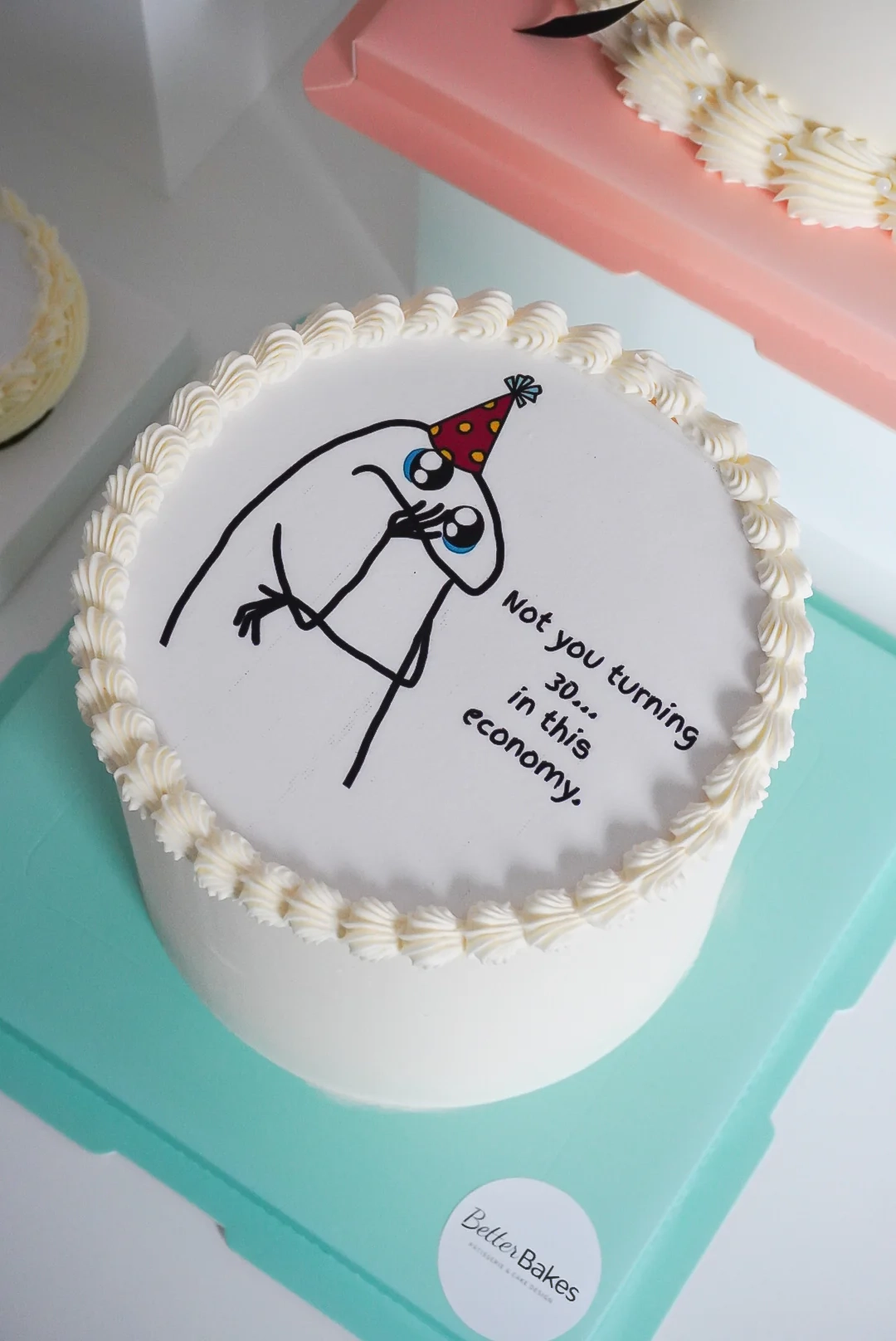 Printed Top Round Cakes