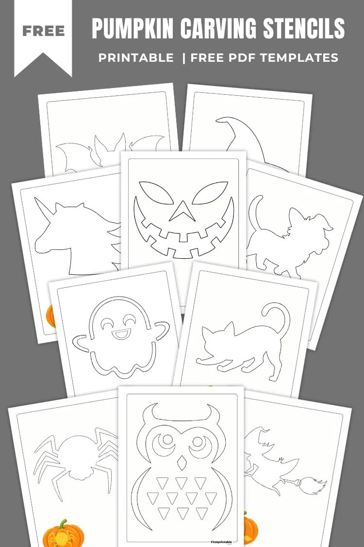 Pumpkin Carving Stencils 40 Free Printable Templates