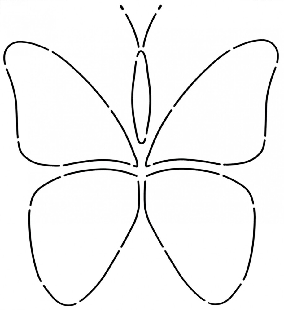 Quilt Stencil Butterfly 8 5 9 In By Edyta Sitar Laundry 