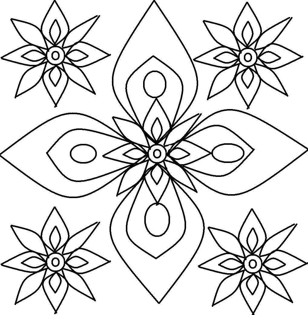 Rangoli Designs For Kids Printable