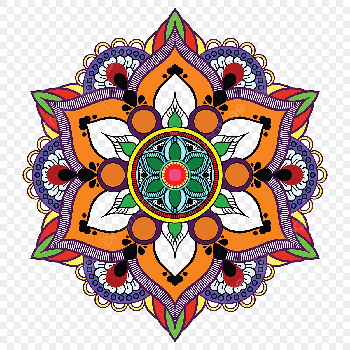 Rangoli PNG Vector PSD And Clipart With Transparent Background 