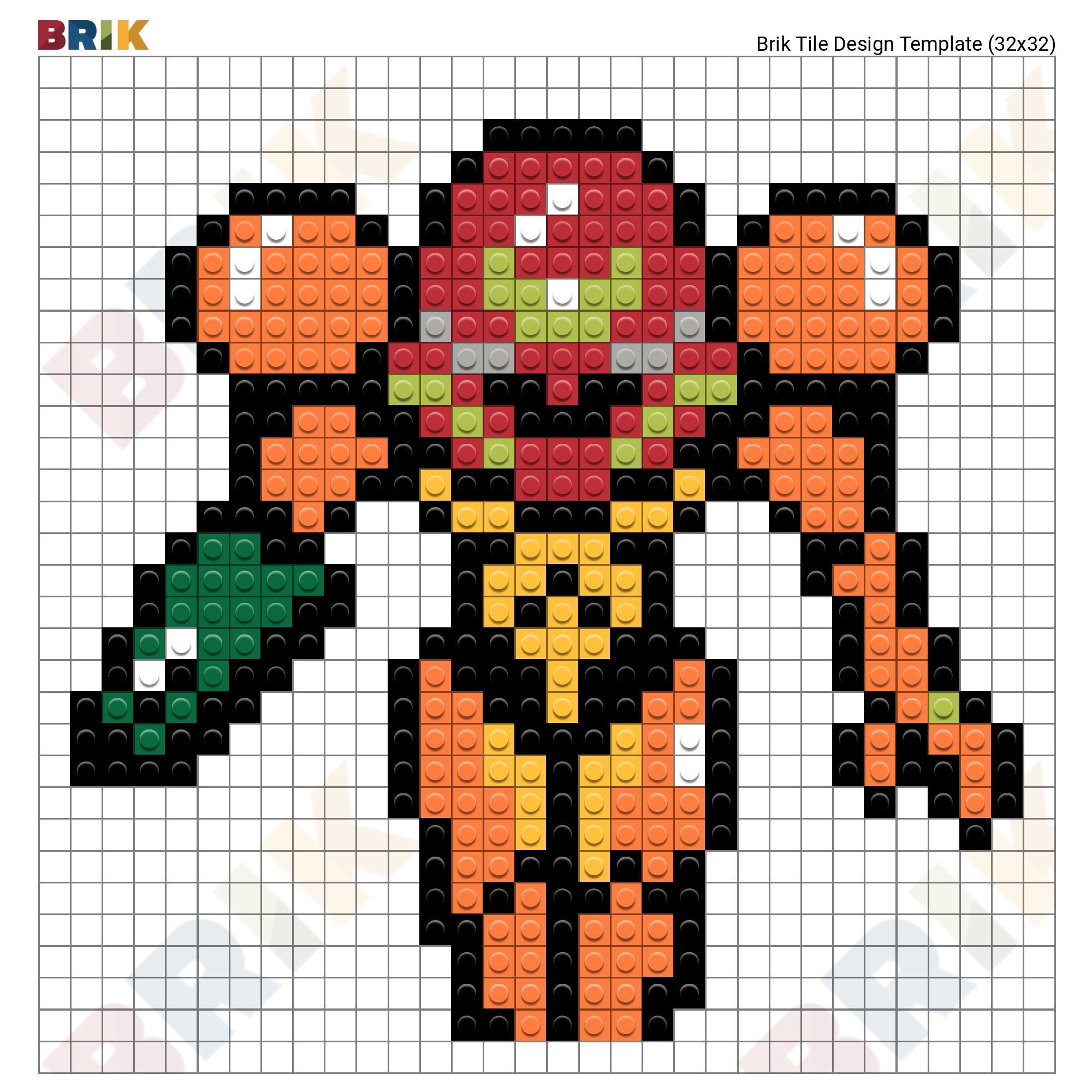 Samus Aran Pixel Art BRIK