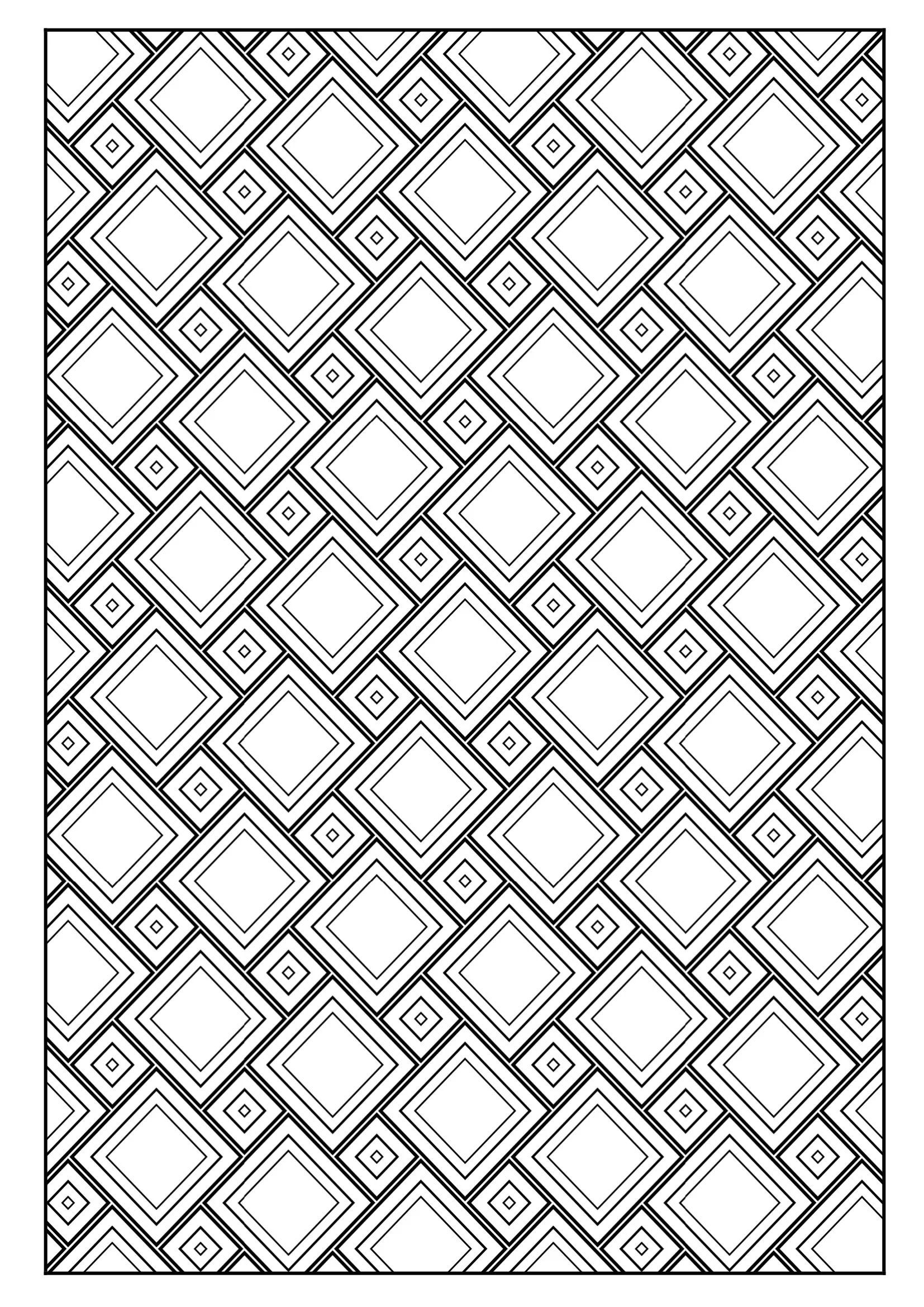 Set Of 33 Printable Coloring Pages With Geometric Designs Kids 