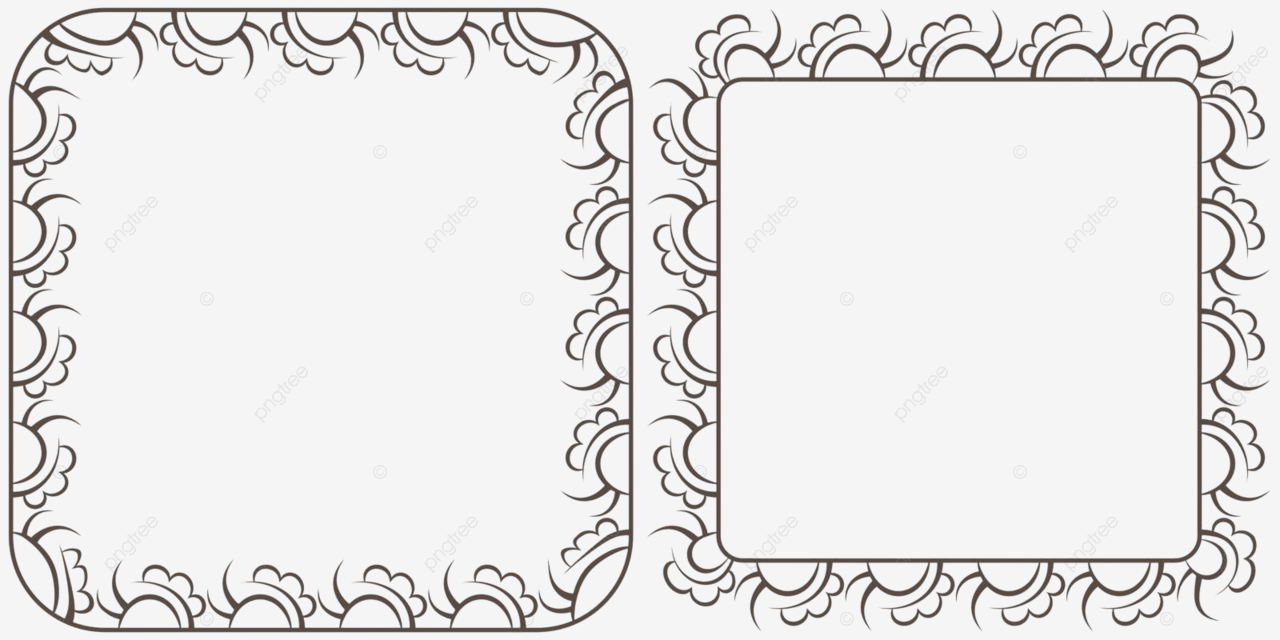 Set Openwork Vector Frame For Design Beauty Ornament Lace Vector 