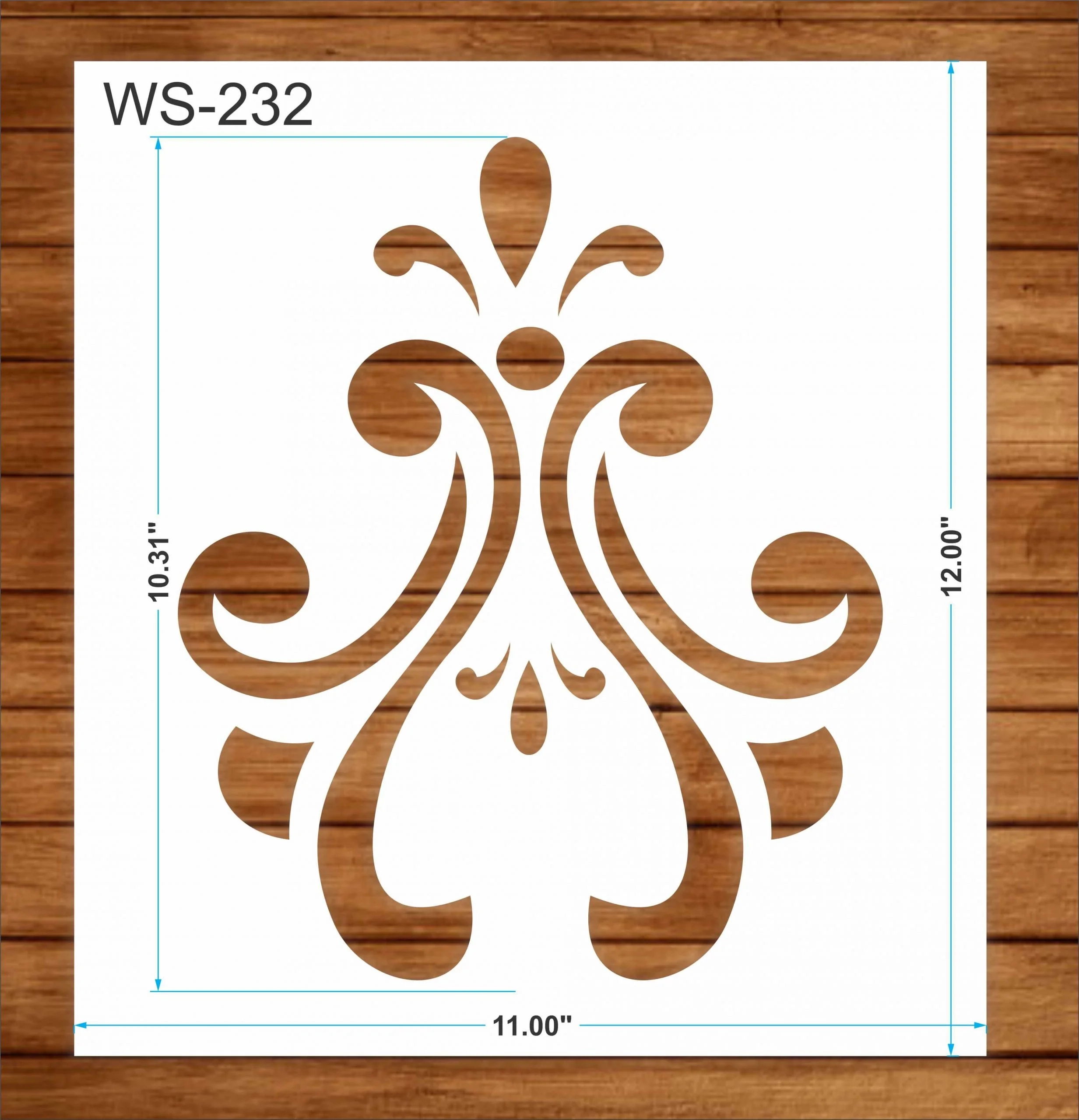 Shop Paisley Pattern Wall Stencil Designs At MeraPrint
