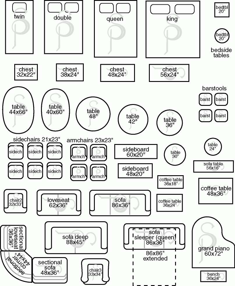 Simpler Pleasures Furniture Template